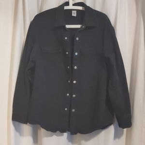 H&M oversized denim shacket - size S